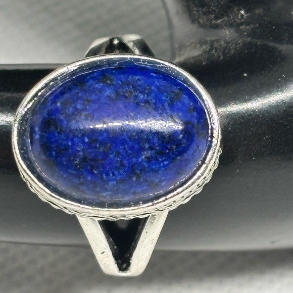 Artisan Jewelry - Lapis Lazuli Celtic Style Ring